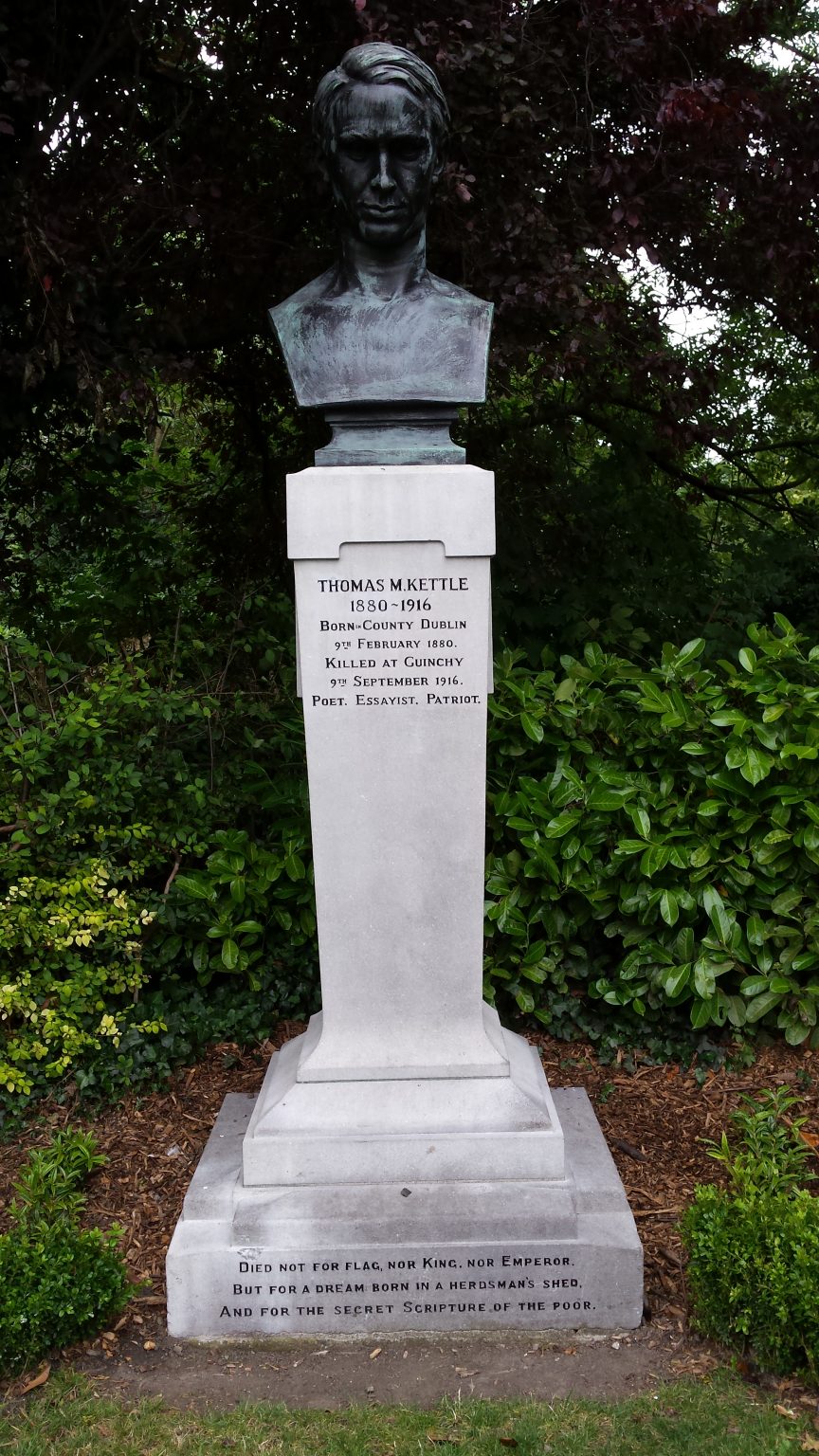 Irish Volunteer, Dublin Fusilier, Patriot – Lieutenant Tom Kettle ...